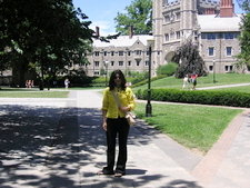 Prof. Anand on the Princeton Campus
