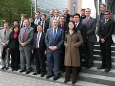 Douglas Yates (top right) with participants in the 4th Trialogue21 meeting in Brussels