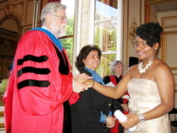 Arcadia President Jerry Greiner at AGS Graduation Ceremony 2009