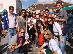 AGS students at the Cheese and Wine Festival on Sep 10