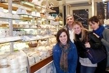 AGS students and staff member at the famous "Barthelemy" cheese shop in preparation for the evening