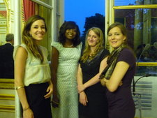 L to R: Meredith Railey (USA), Sarah Ayewah (Nigeria), Verena Bibaritsch (Austria), Paula Prince (USA)