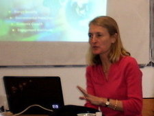 Rebecca Gaghen from the IEA at AGS in Paris