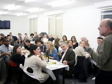 Prof. Alan Kahan and AGS Wine and Cheese Evening guests